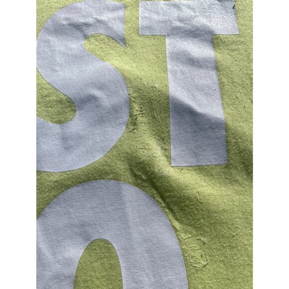 NIKE Just Do It Big Logo T-Shirt Short Sleeve AT2749 352 Men Green/White SIZE XL - Picture 3 of 7